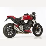 Pro 2 slip on exhaust - silver for: HONDA CB1000R SC80