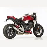 Supersport slip on exhaust super short - silver for: HONDA CB1000R SC80