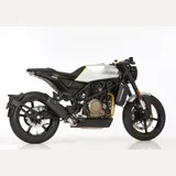 GP Series slip on exhaust super short - matt black for: HUSQVARNA Svartpilen 401 HQV401, Vitpilen 401 HQV401