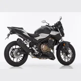 DSX-10 Slip on Ersatzdämpfer - schwarz-matt Auspuff für: HONDA CB500X PC59, CBR500R PC57 DSX-10 Slip on Ersatzdämpfer - schwarz-matt Auspuff für: HONDA CB500X PC59, CBR500R PC57