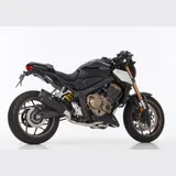 DSX-7 complete exhaust system super short - matt black for: HONDA CBR650R RH01, CB650R RH02