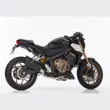 DSX-10 Komplettanlage Super Short - schwarz-matt Auspuff für: HONDA CBR650R RH01, CB650R RH02