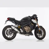 Supersport complete exhaust system super short - silver for: HONDA CBR650R RH01, CB650R RH02