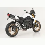 SP slip on exhaust super short - silver for: YAMAHA FZ8 Fazer RN25, FZ8 RN25