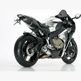 Supersport Slip on Ersatzdämpfer Super Short - silber Auspuff für: HONDA CBR1000RR SC59