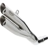 Pro 2 slip on exhaust - silver for: HONDA CB600 Hornet PC41, CBR600F PC41