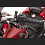 Hebel Kupplungshebel verstellbar, klappbar - rot/schwarz für: DUCATI Hyperstrada 939 BA, Hyperstrada 821 B2/B3