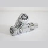 Round Style Soziusfußrasten - silber für: YAMAHA XV1100 Virago 3LP, XV750 4FY