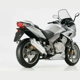 Rac 1 slip on exhaust - silver for: HONDA CBF1000S SC58