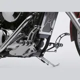 Round Style Fußrastenanlage - silber für: KAWASAKI VN 800 VN800A/A, VN 800 Classic VN800A/B
