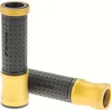 MotorradGriffgummi, Griffgummi Lenkergriffe (Paar) ALU - RuB 125mm/gold