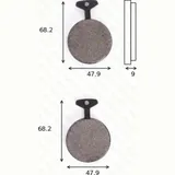 disk brake pads MCB 044 ABE approved