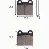 disk brake pads MCB 095 ABE approved