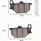 Bremsklötze Scheibenbremsbeläge MCB 503 mit ABE