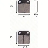 disk brake pads MCB 510 SI ABE approved