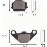 disk brake pads MCB 517 ABE approved