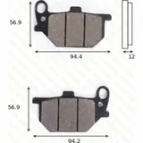 disk brake pads MCB 520 ABE approved