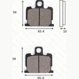 Bremsklötze Scheibenbremsbeläge MCB 521 mit ABE