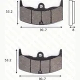 Bremsklötze Scheibenbremsbeläge MCB 526 mit ABE Bremsklötze Scheibenbremsbeläge MCB 526 mit ABE