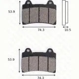 Bremsklötze Scheibenbremsbeläge MCB 559 SV mit ABE