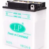 YB12A-B 12V/12AH DIN51215 dry-battery 136x82x162mm
