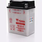 Akku, Motorradbatterie YB12C-A Dry-Batterie 136x82x176mm