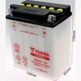 YB14L-A1 12V/14AH dry-battery 136x91x168mm YB14L-A1 12V/14AH dry-battery 136x91x168mm