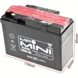 Akku, Motorradbatterie YTR4A-BS DIN50415 für: AGM-Batterie L114xB49xH86