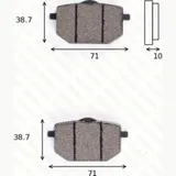 disk brake pads MCB 568 SV ABE approved