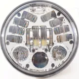Scheinwerfer mit adaptivem Fahrlicht (Kurvenlicht) Typ 8690 5 3/4 Zoll Gehäuse chrom E-geprüft