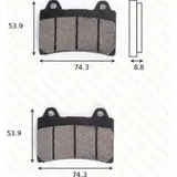 disk brake pads MCB 584 ABE approved