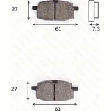 Bremsklötze Scheibenbremsbeläge MCB 590 mit ABE