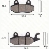Disc brake pads MCB 604 homologated