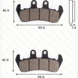 disk brake pads MCB 630 ABE approved