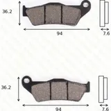 Bremsklötze Scheibenbremsbeläge MCB 648 EC mit ABE