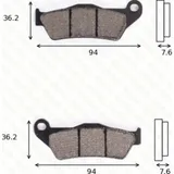 Disc brake pads MCB 648 SRM homologated