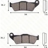 Bremsklötze Scheibenbremsbeläge MCB 648 mit ABE