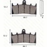 disk brake pads MCB 659 CRQ ECE R90 homologated disk brake pads MCB 659 CRQ ECE R90 homologated