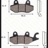 Bremsklötze ScheibenbremsbelÀge MCB 663 mit ABE Bremsklötze ScheibenbremsbelÀge MCB 663 mit ABE