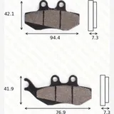 Disc brake pads MCB 664 EC homologated