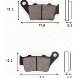 Disc brake pads MCB 672 homologated