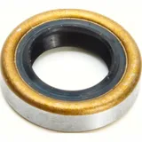 Shaft seal 12x20x5, St, NBR, with dust lip