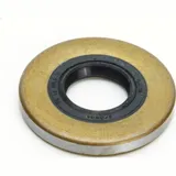 Shaft seal 15x35x7, St, NBR, with dust lip