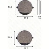 disk brake pads MCB 676 ABE approved