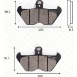 disk brake pads MCB 680 SV ABE approved