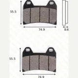 disk brake pads MCB 683 ABE approved