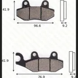 disk brake pads MCB 689 ABE approved