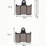 Bremsklötze ScheibenbremsbelÀge MCB 691 SH mit ABE Bremsklötze ScheibenbremsbelÀge MCB 691 SH mit ABE