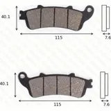 disk brake pads MCB 692 SV ABE approved