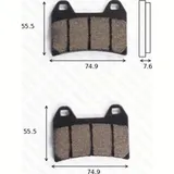 Bremsklötze Scheibenbremsbeläge MCB 698 mit ABE